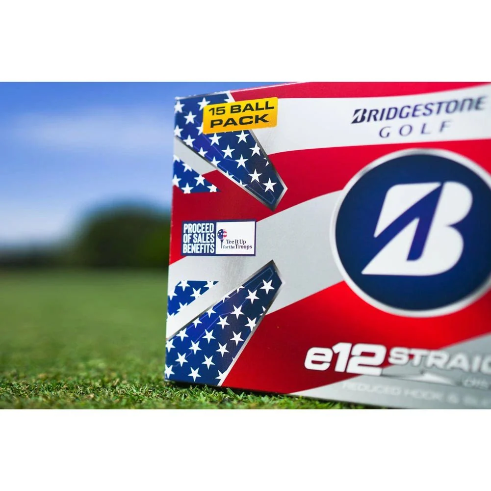 Bridgestone e12 Straight Golf Balls - Patriot Pack - Image 3