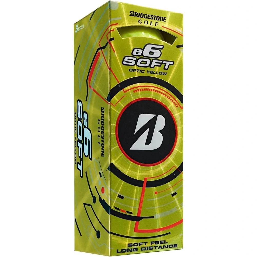 Bridgestone e6 Soft Golf Balls - Yellow - Image 4