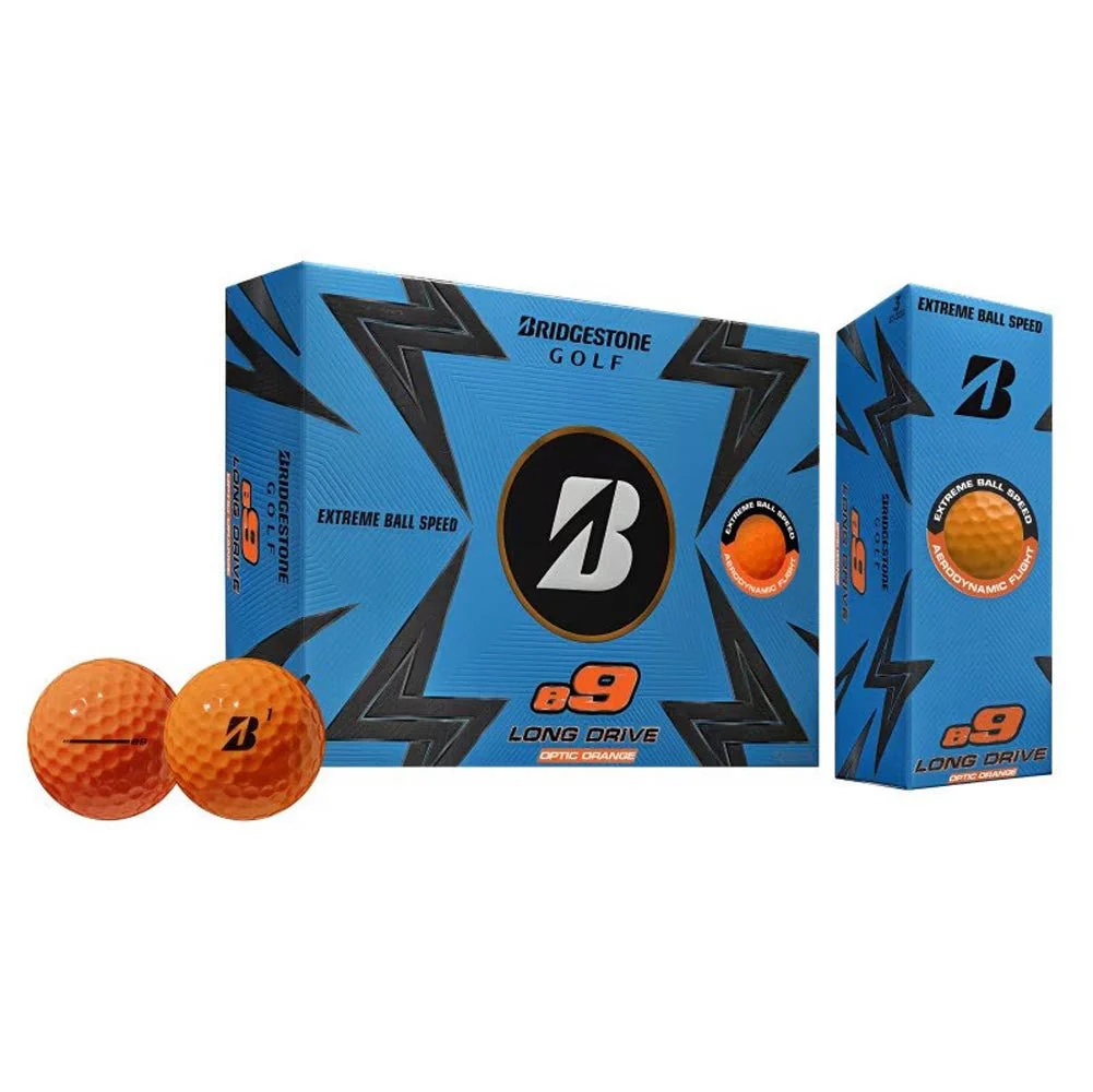 Bridgestone e9 Long Drive Golf Balls - Orange - 2023 - Image 5