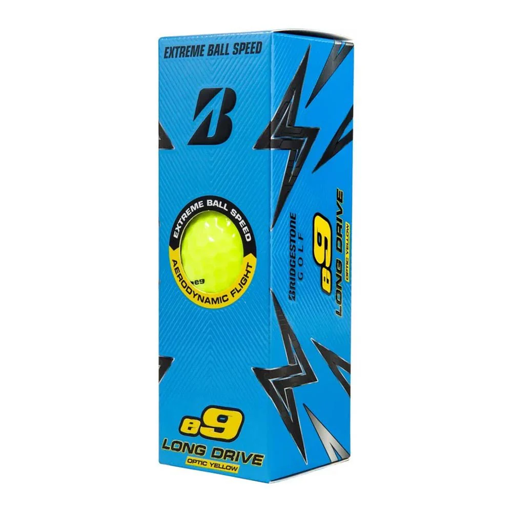 Bridgestone e9 Long Drive Golf Balls - Yellow - 2023 - Image 4