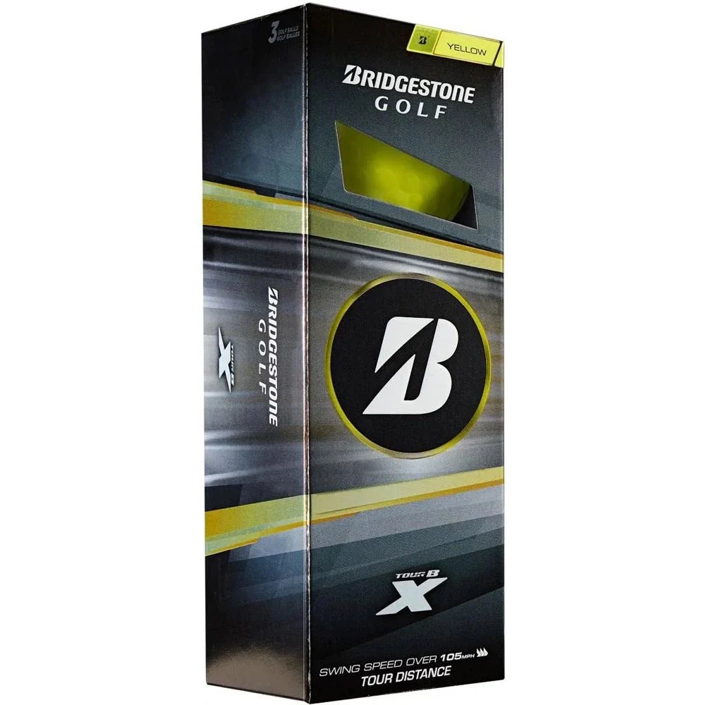 Bridgestone Tour B X Golf Balls - Yellow - Image 3