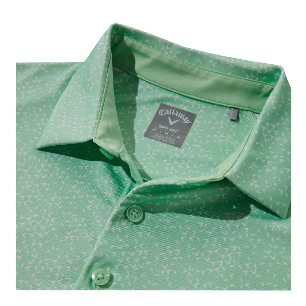 Callaway Big & Tall All-Over Chev Printed Golf Polo - Image 2