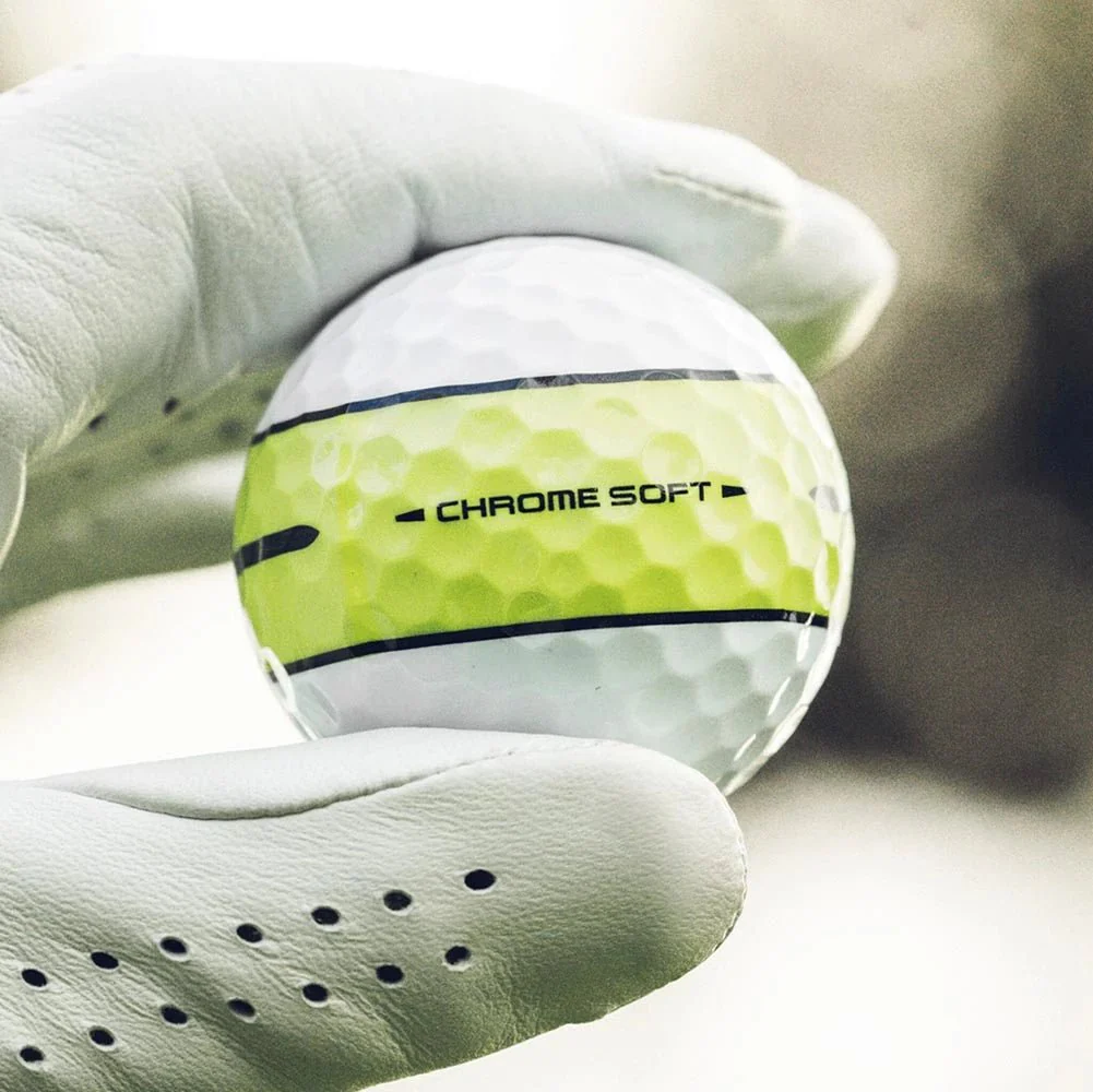 Callaway Chrome Soft 360 Stripe Golf Balls - Yellow - Image 5