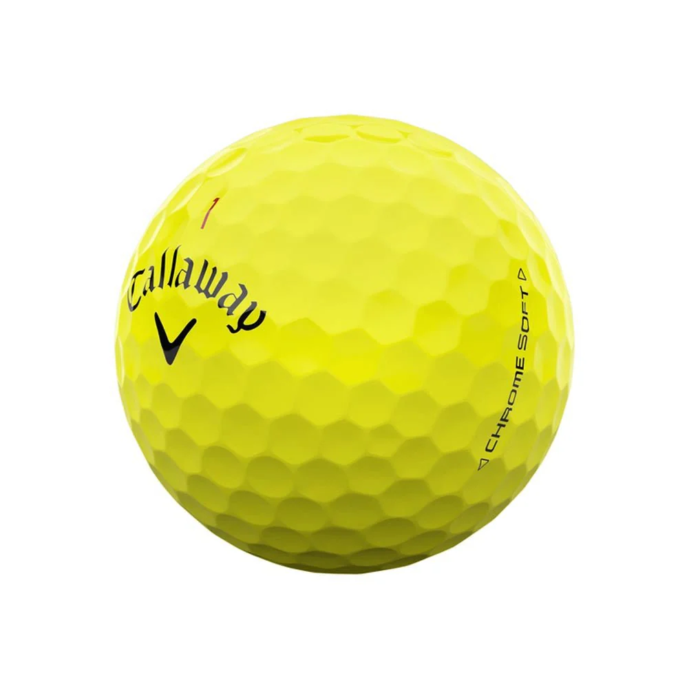 Callaway Chrome Soft Golf Balls - Yellow - 2024 - Image 2