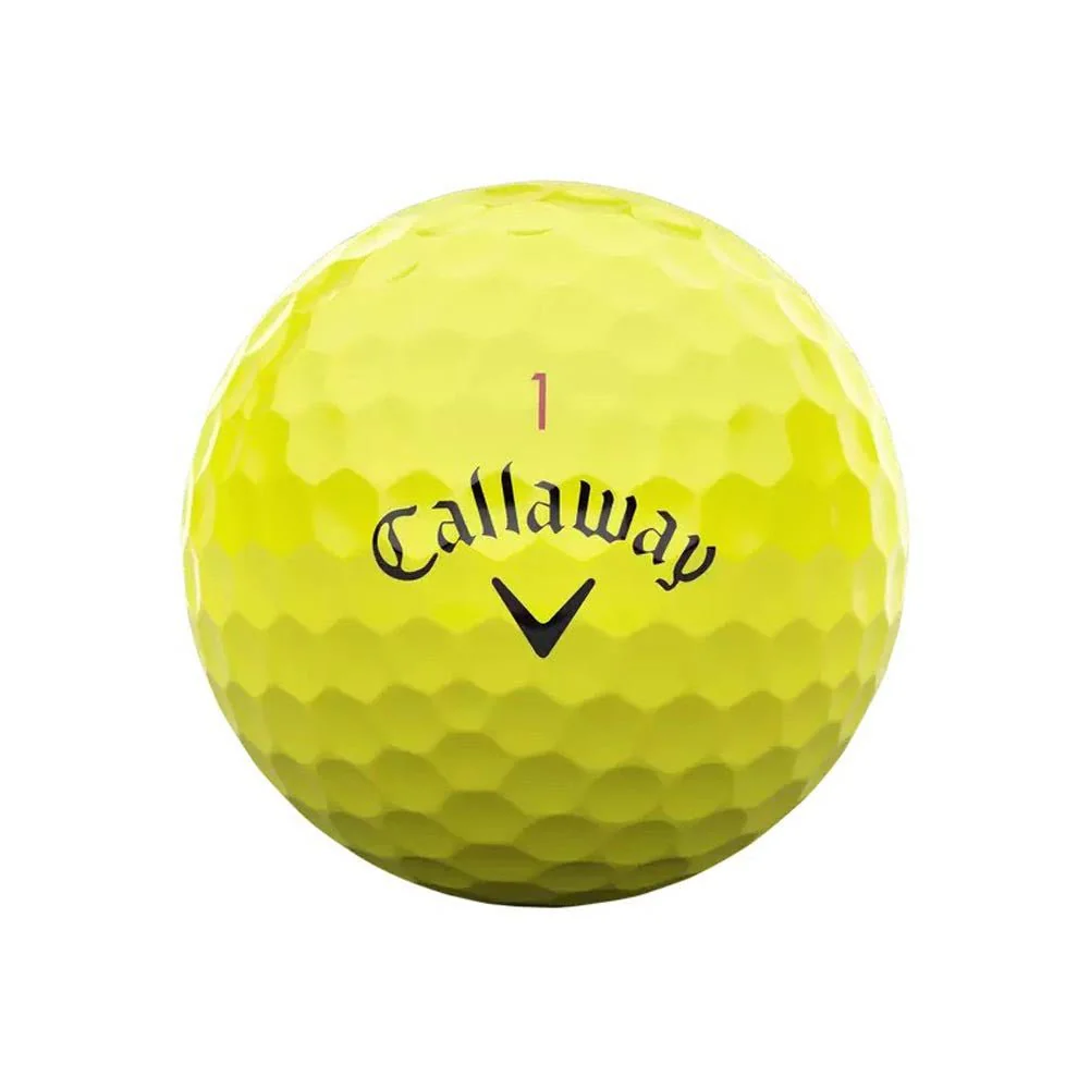 Callaway Chrome Soft Golf Balls - Yellow - 2024 - Image 3