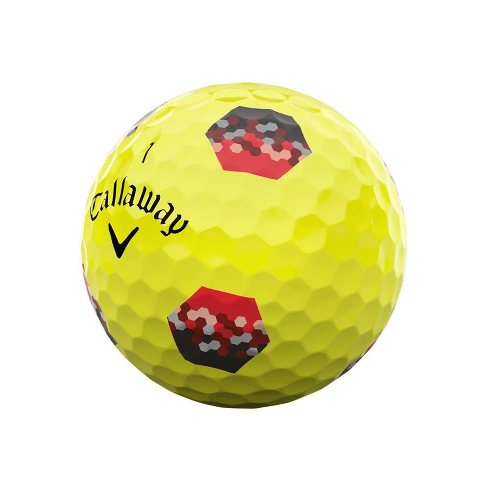Callaway Chrome Soft TruTrack Golf Balls - Yellow - 2024 - Image 2