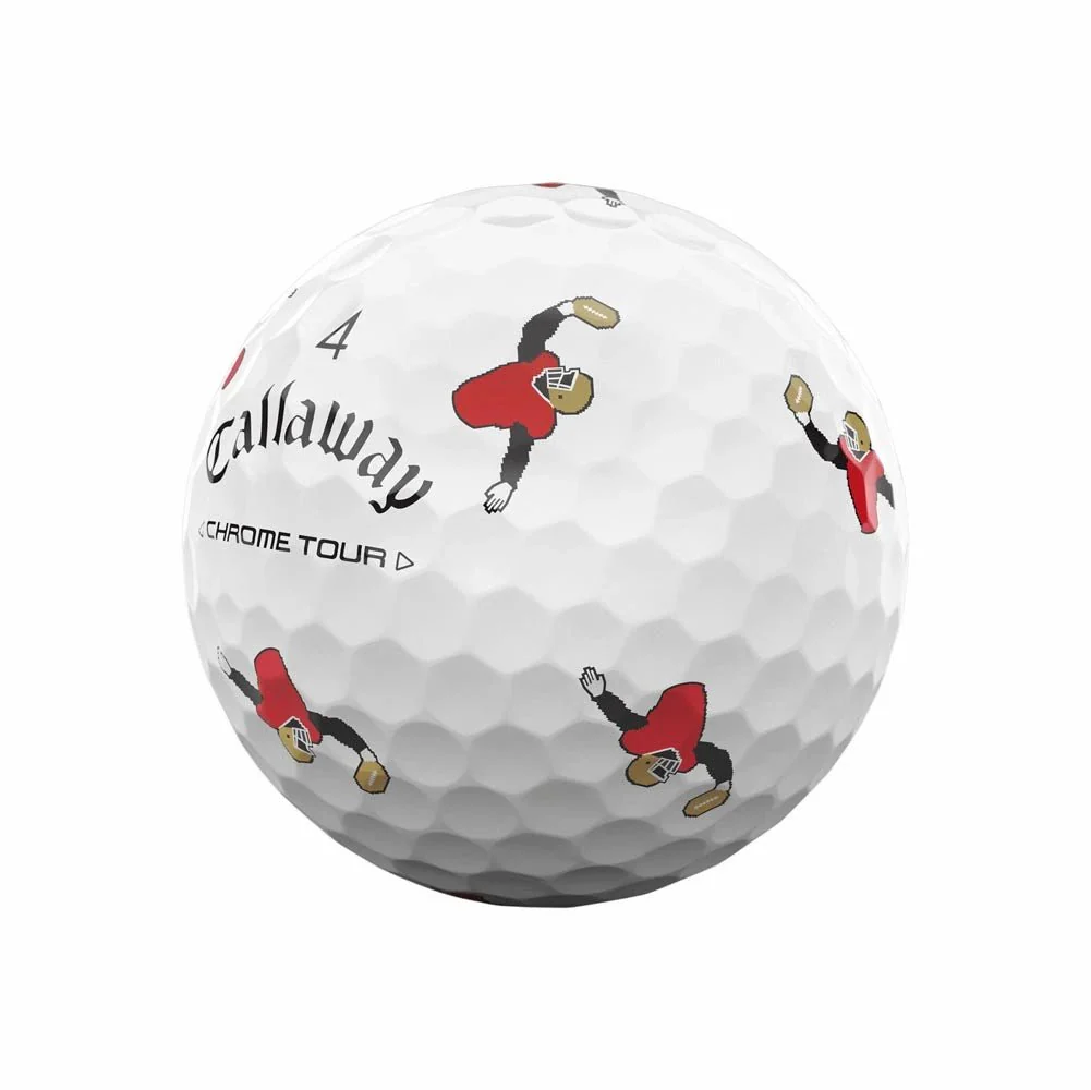 Callaway Chrome Tour Retro Football Golf Balls - Image 10