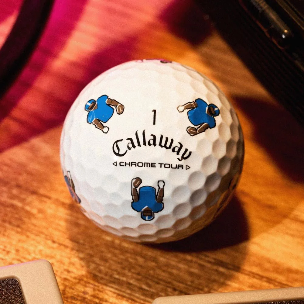 Callaway Chrome Tour Retro Football Golf Balls - Image 11