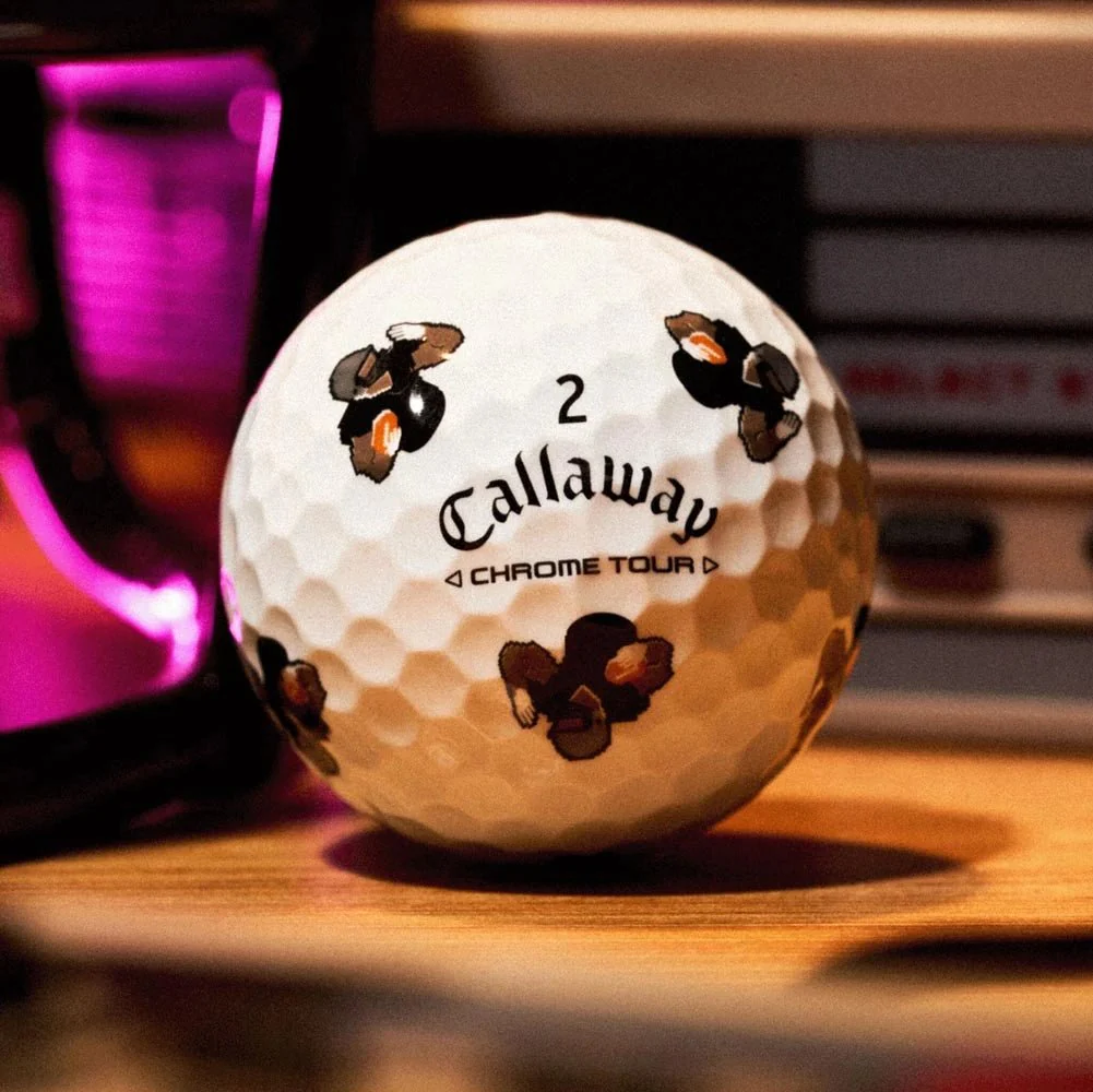 Callaway Chrome Tour Retro Football Golf Balls - Image 12