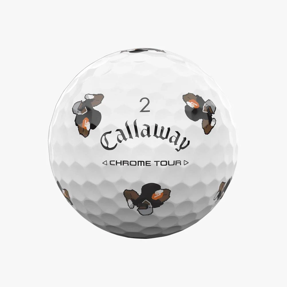 Callaway Chrome Tour Retro Football Golf Balls - Image 5