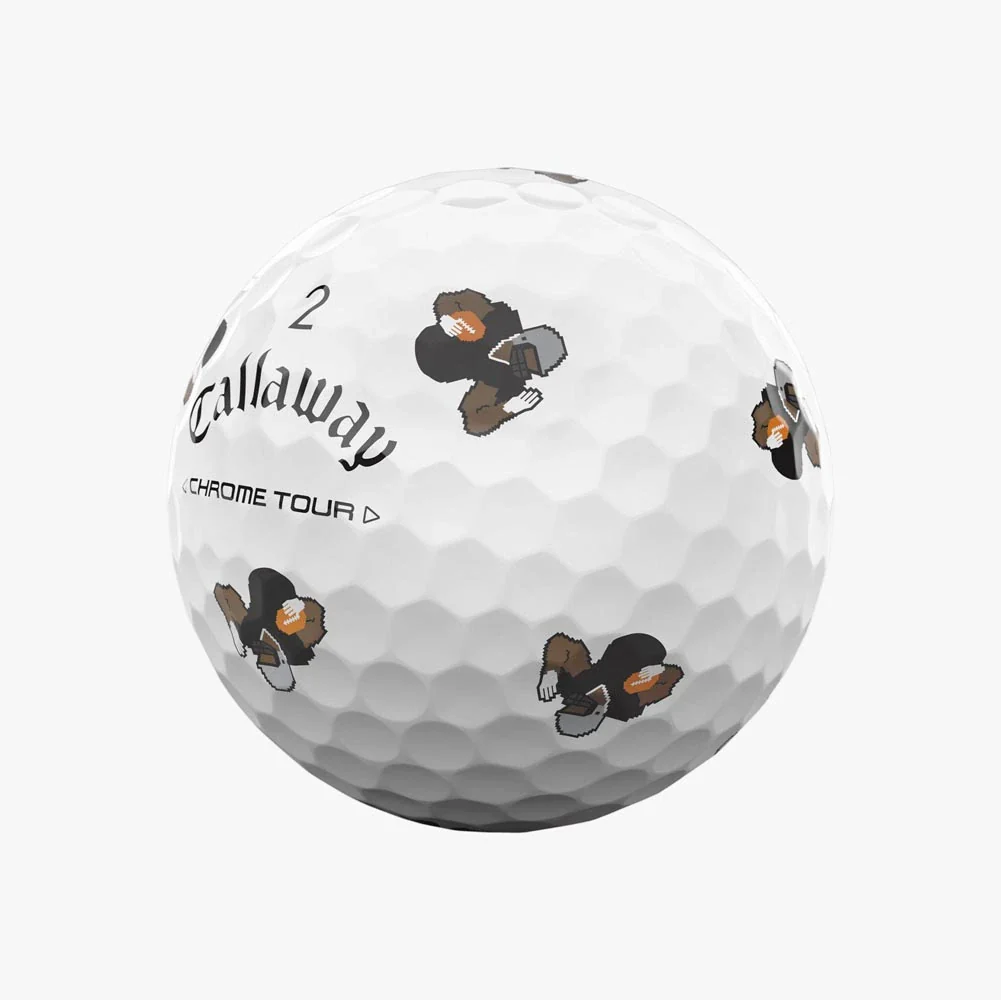 Callaway Chrome Tour Retro Football Golf Balls - Image 6