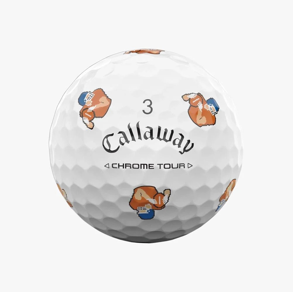 Callaway Chrome Tour Retro Football Golf Balls - Image 7