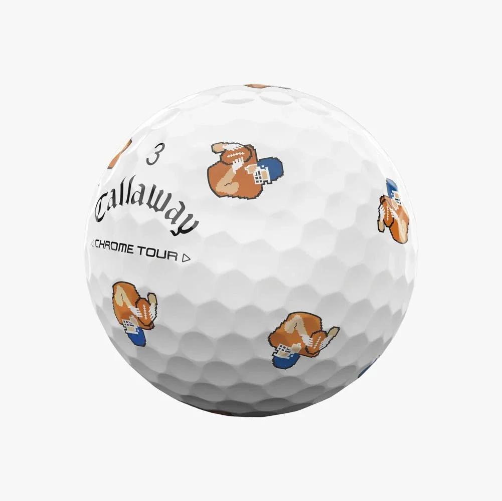 Callaway Chrome Tour Retro Football Golf Balls - Image 8