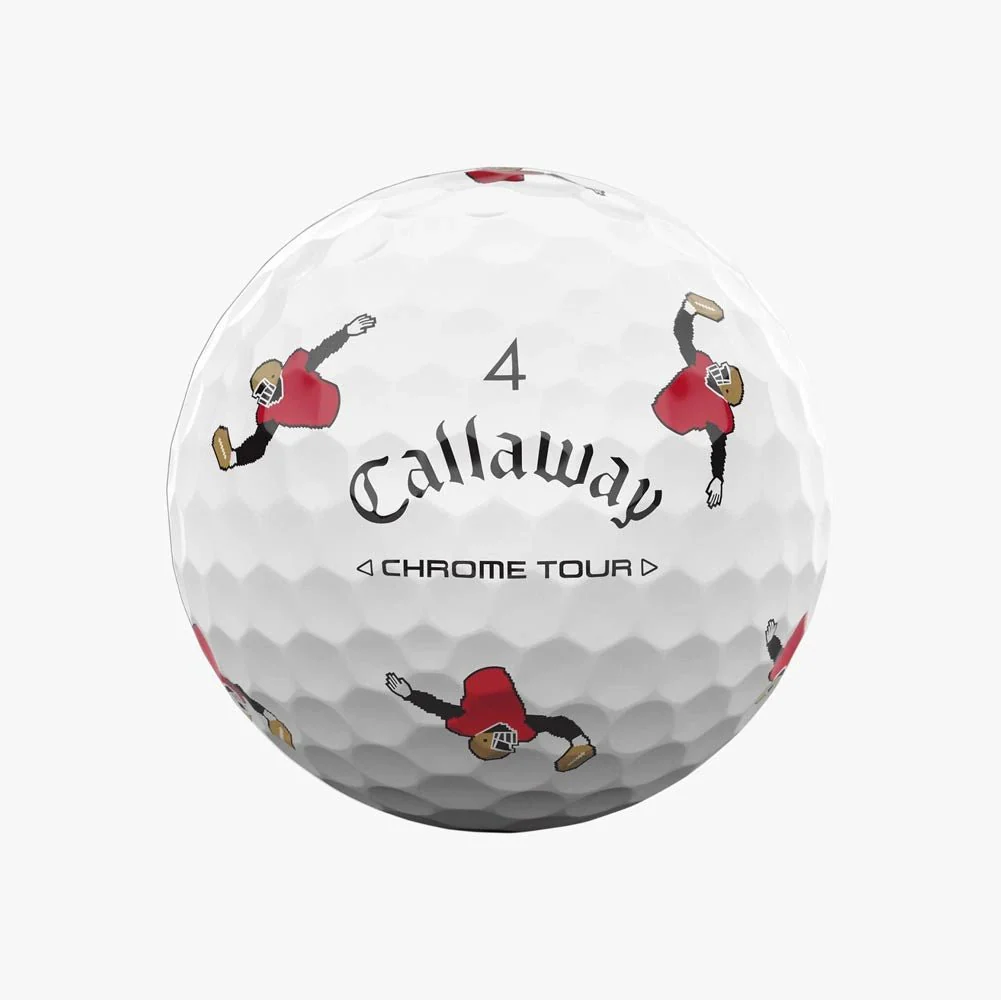 Callaway Chrome Tour Retro Football Golf Balls - Image 9