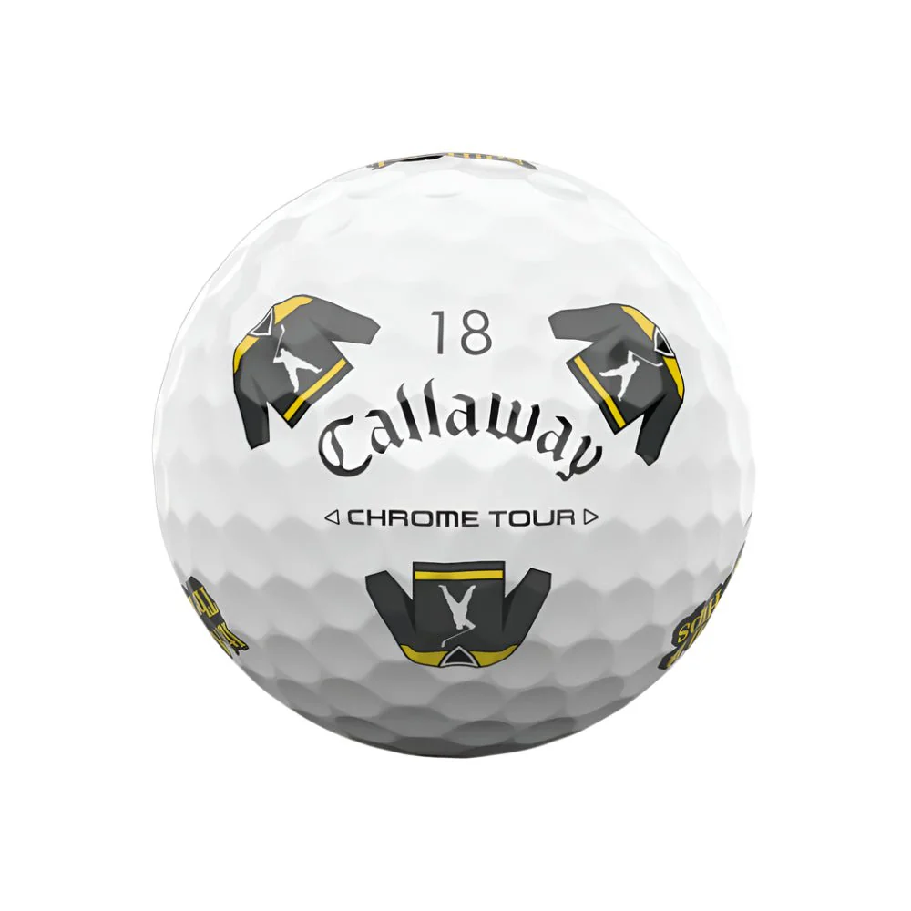 Callaway Chrome Tour Truvis Happy Gilmore 2 It's All In The Hips Golf Balls - Image 3