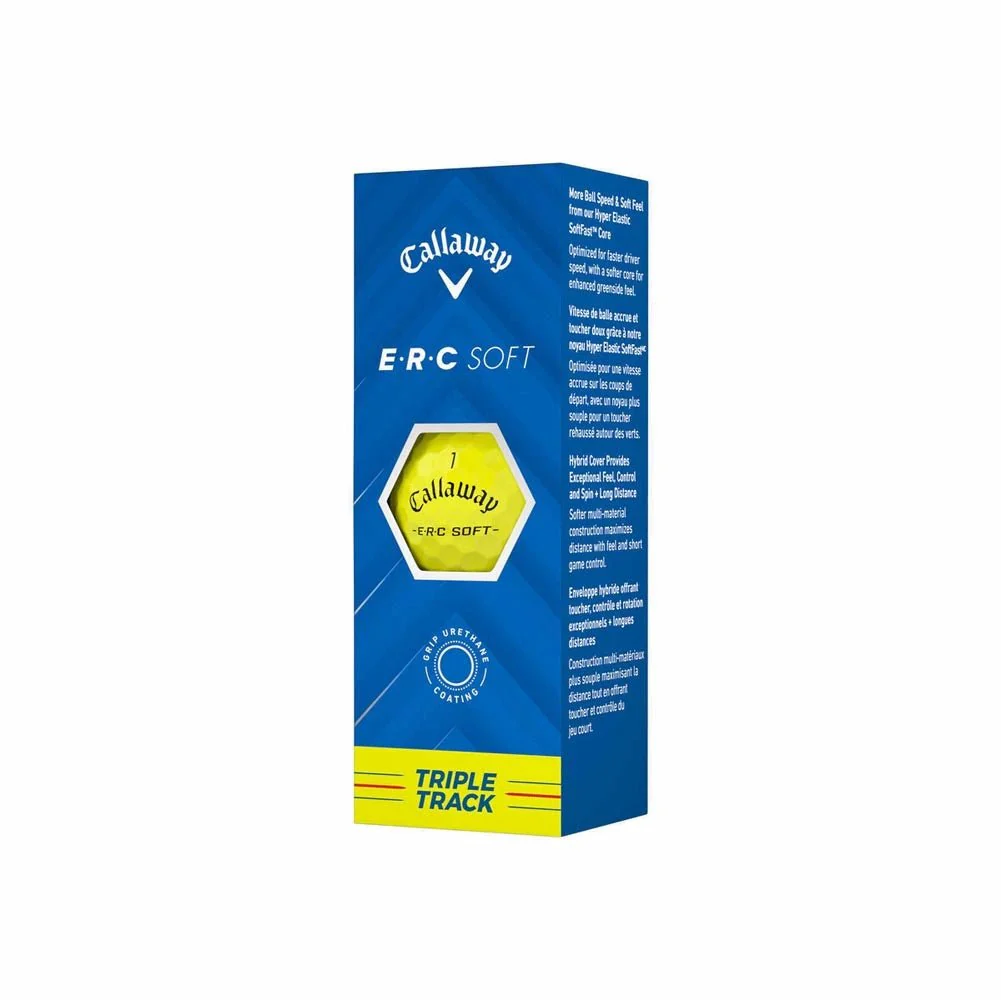 Callaway ERC Soft Golf Balls - Yellow - Image 5