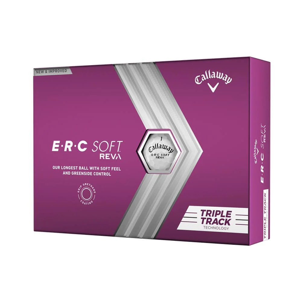 Callaway Women's ERC Soft REVA Triple Track 2023 Personalized Golf Balls