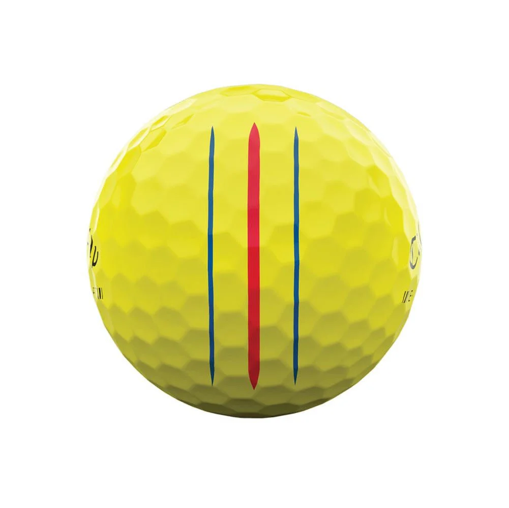 Callaway ERC Soft Triple Track Golf Balls - Yellow - 2023 - Prior Generation - Image 5