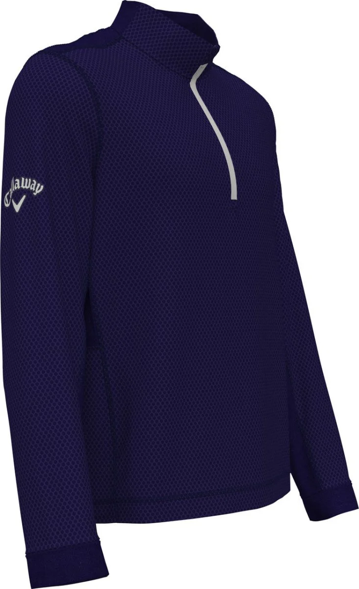 Callaway Midweight 1/4 Zip Hex Golf Pullover - Image 6