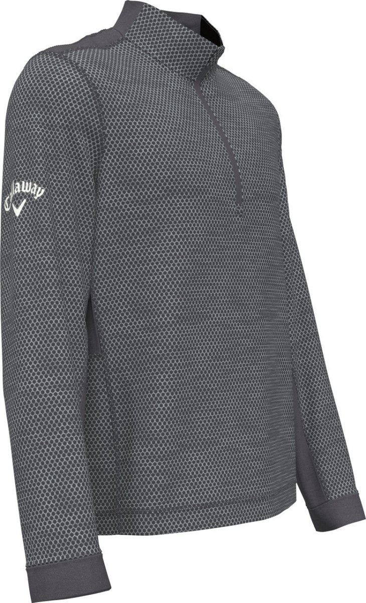 Callaway Midweight 1/4 Zip Hex Golf Pullover - Image 9