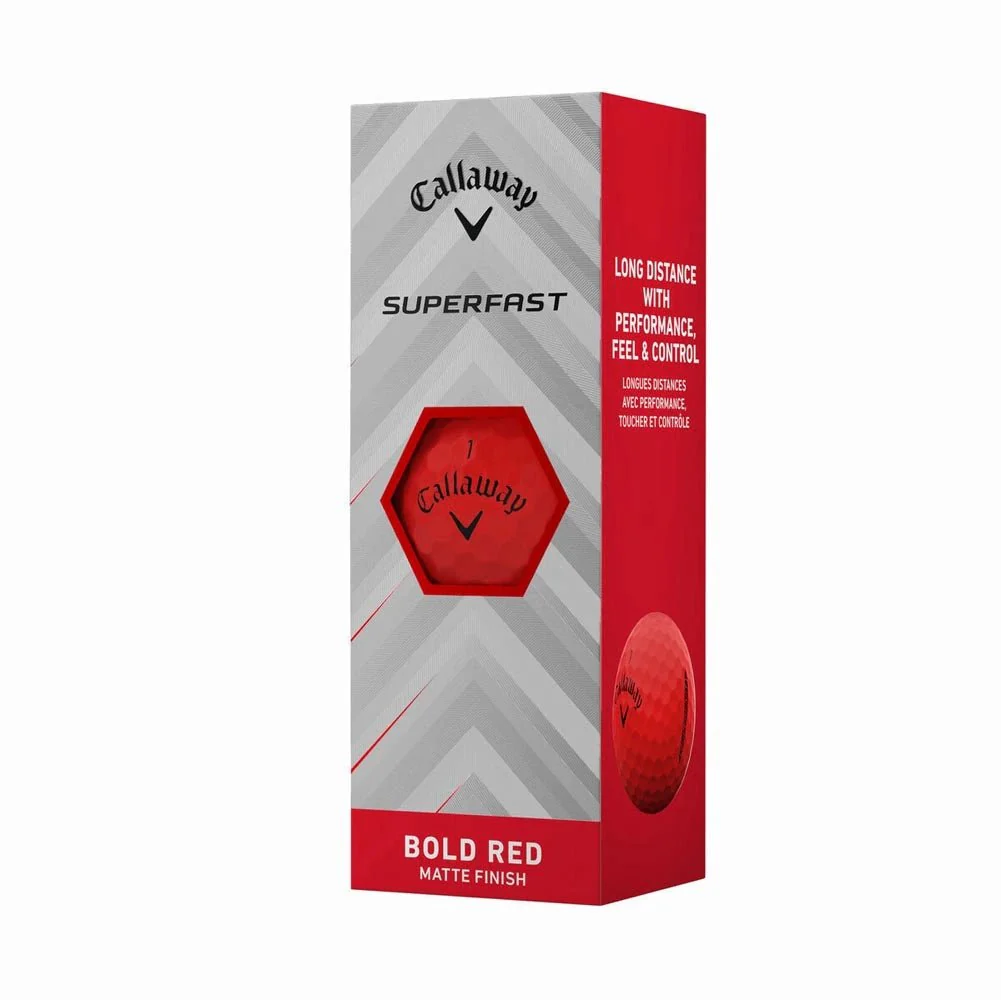 Callaway Superfast Golf Balls - Bold Red - 15 Pack - Image 4