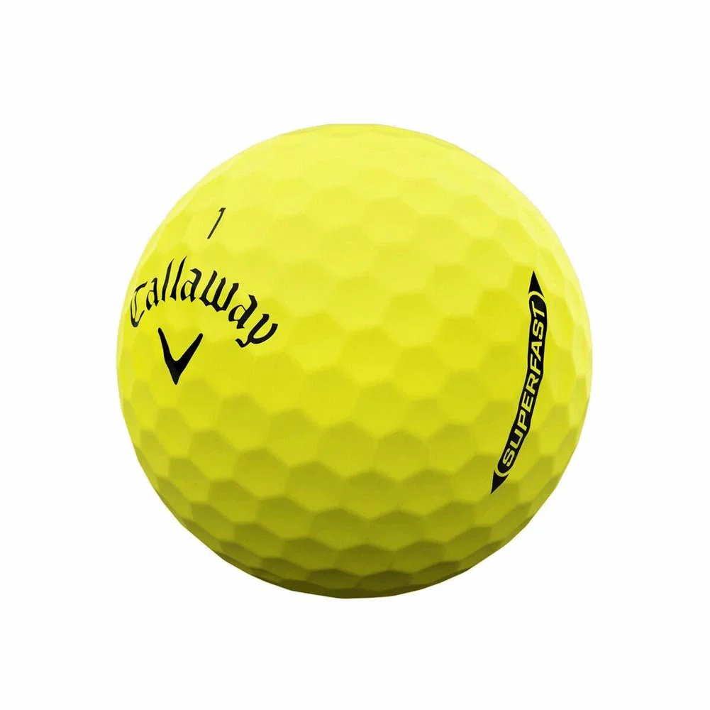 Callaway Superfast Golf Balls - Bold Yellow - 15 Pack - Image 2