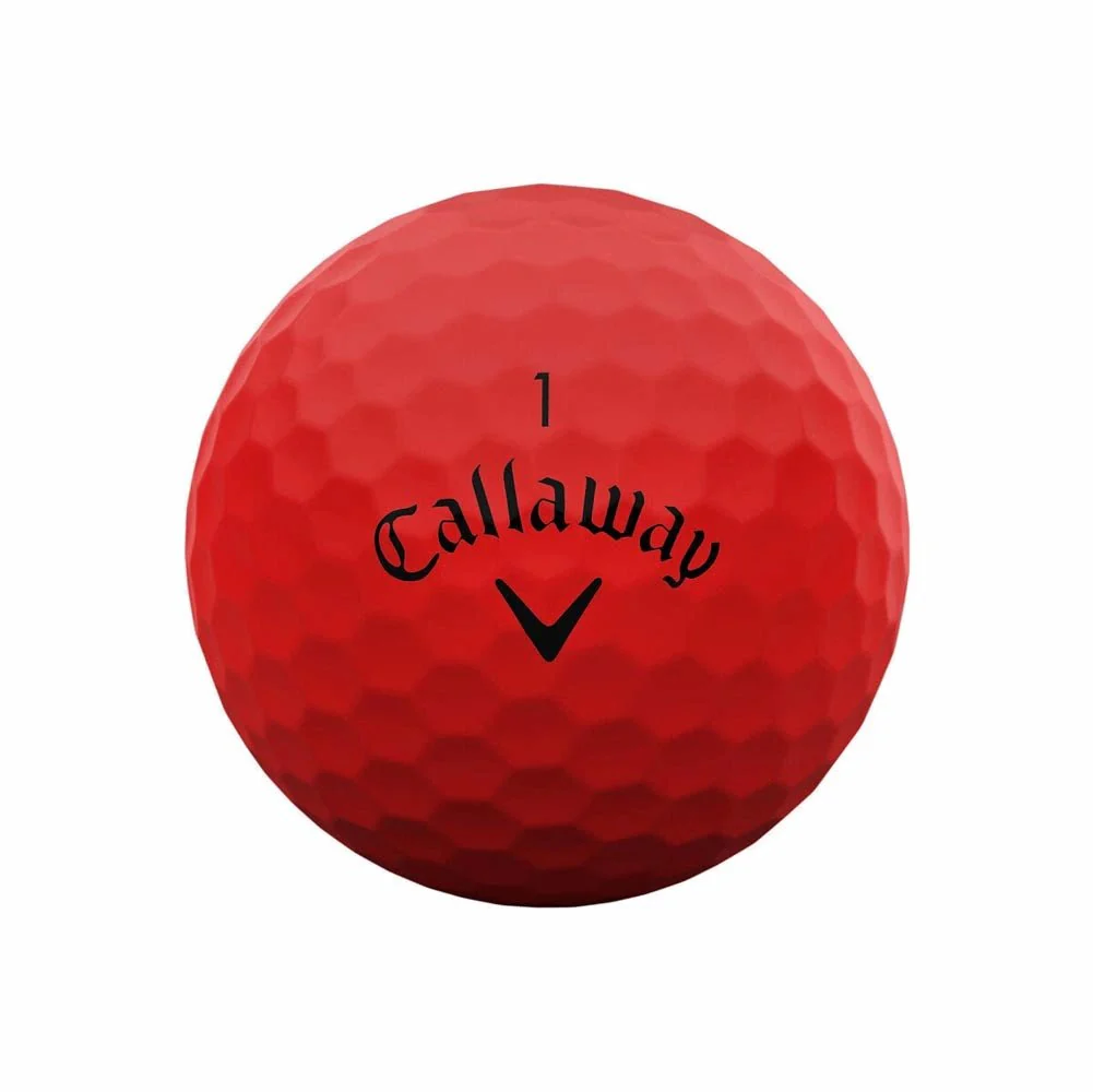 Callaway Supersoft Golf Balls - Matte Red - Image 3