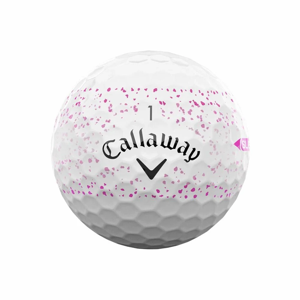 Callaway Supersoft Splatter 360 Golf Balls - Pink - Image 3