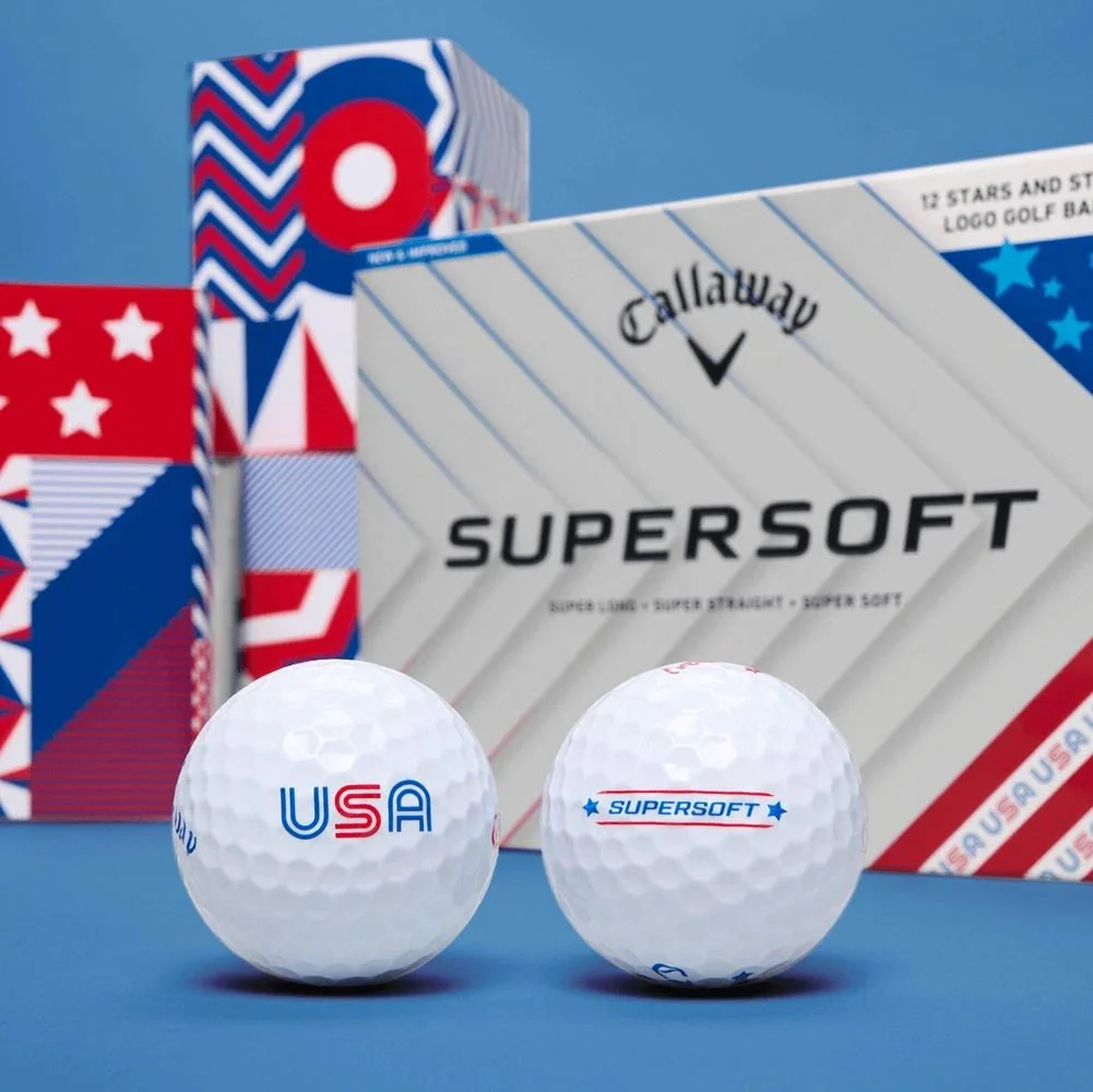 Callaway Supersoft Stars & Stripes Golf Balls - Image 2