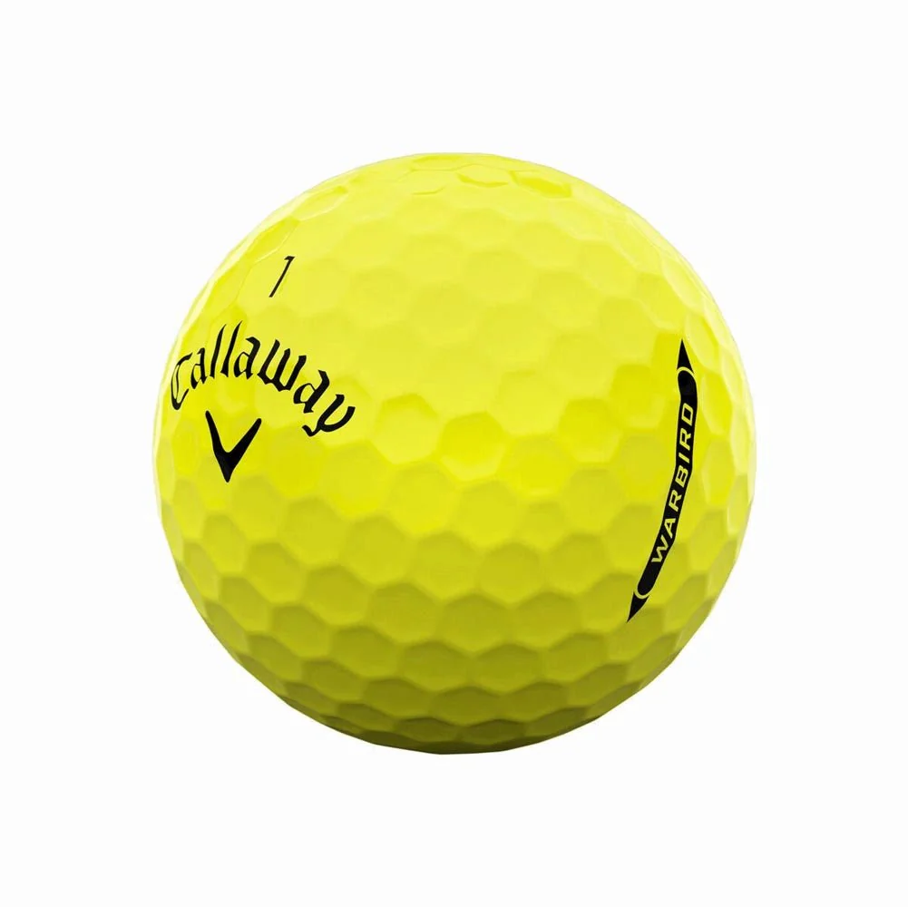 Callaway Warbird Distance+ Golf Balls - Yellow - Image 2