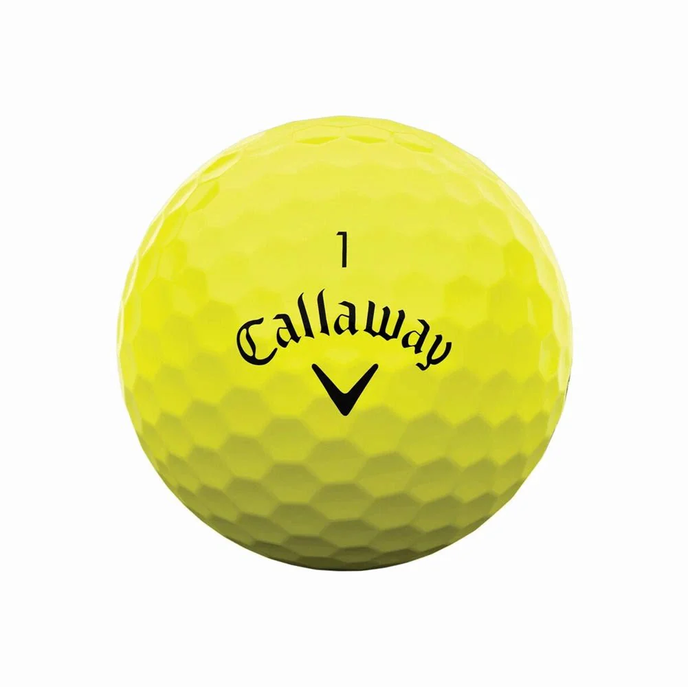 Callaway Warbird Distance+ Golf Balls - Yellow - Image 3
