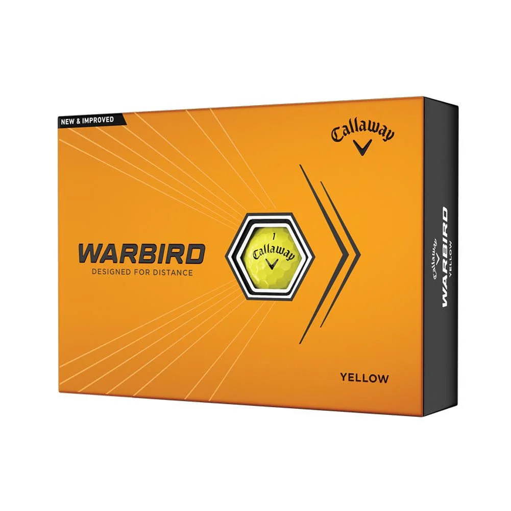 Callaway Warbird Golf Balls - Yellow