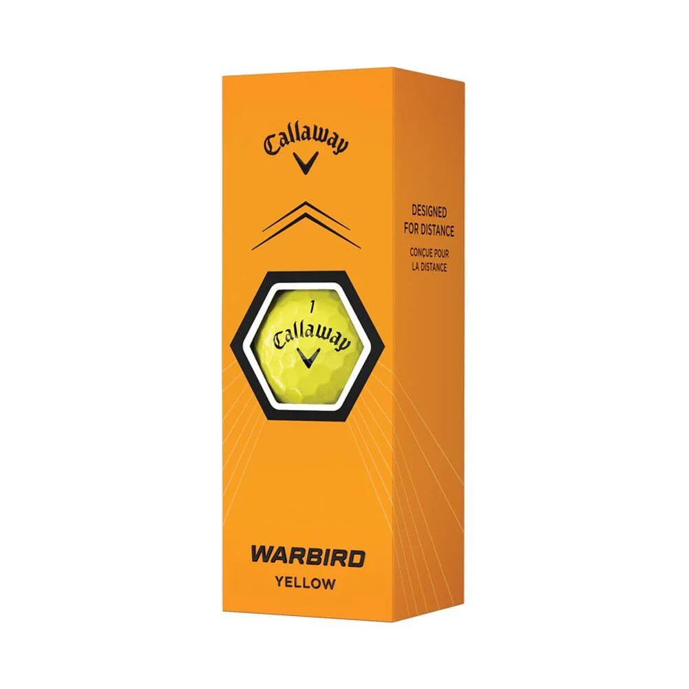 Callaway Warbird Golf Balls - Yellow - Image 2