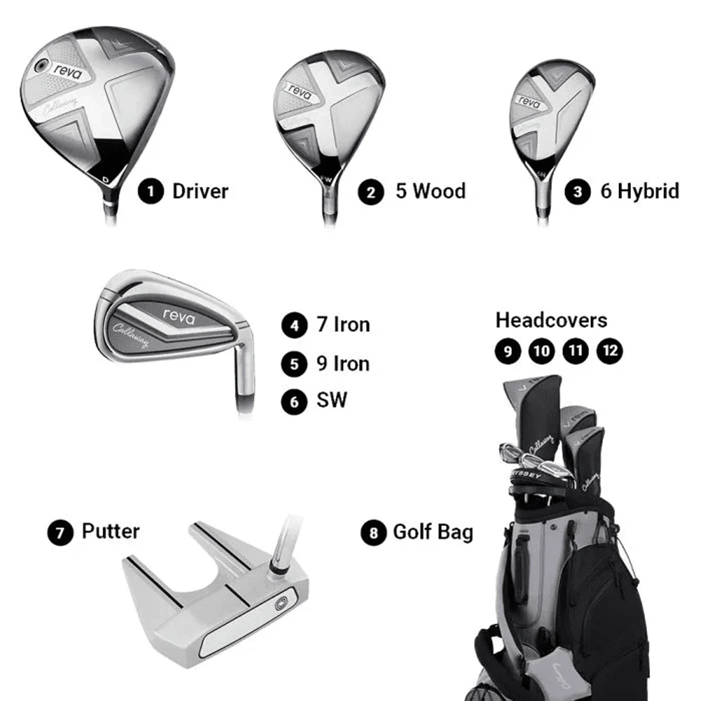 Callaway Women's REVA 26 8-Piece Stand Bag Complete Set - Image 3