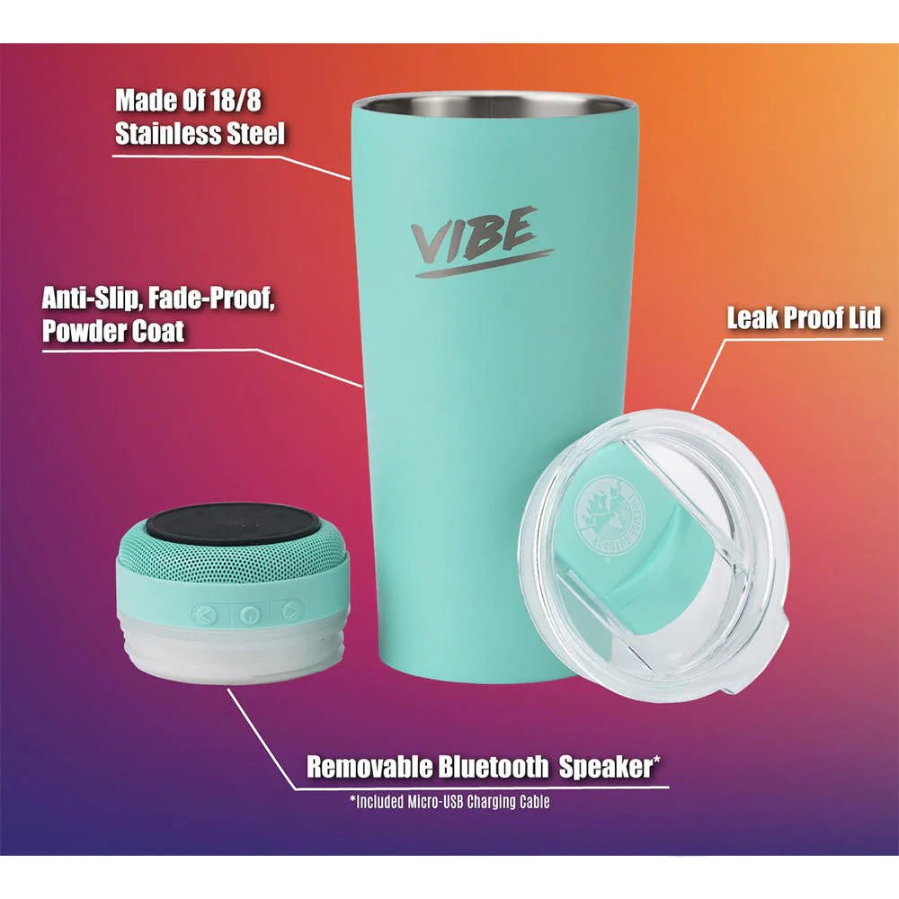 Vibe 18oz Tumbler with Speaker - Image 7