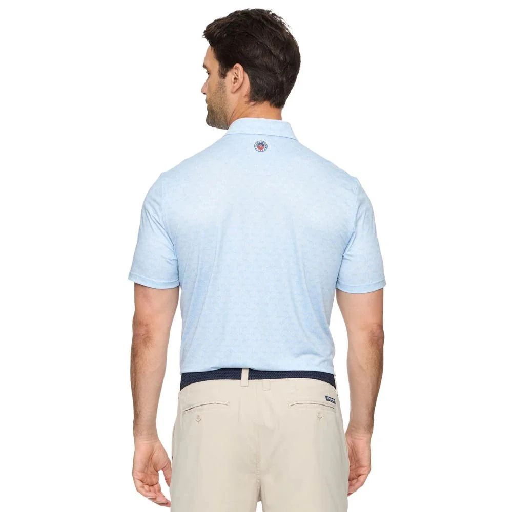 Flag & Anthem Avila Geo Print Golf Polo - Image 2