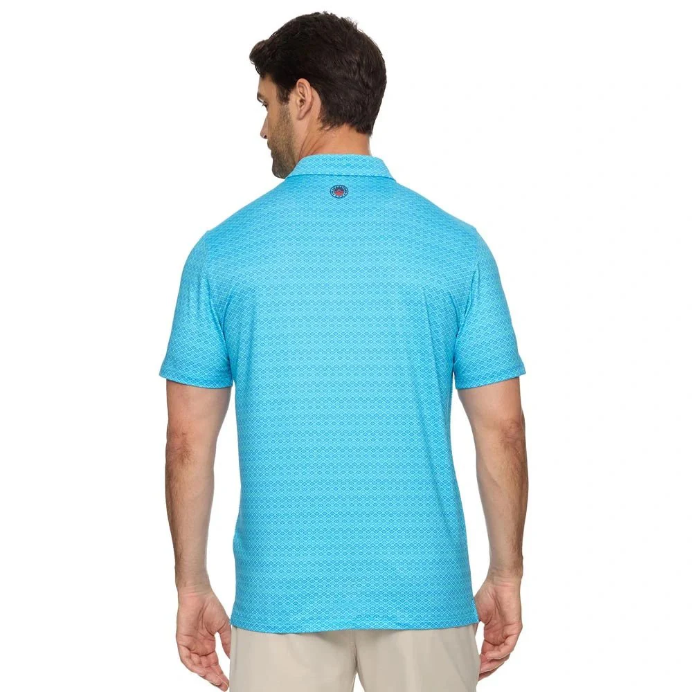 Flag & Anthem Calistoga Retro Geo Print Golf Polo - Image 2