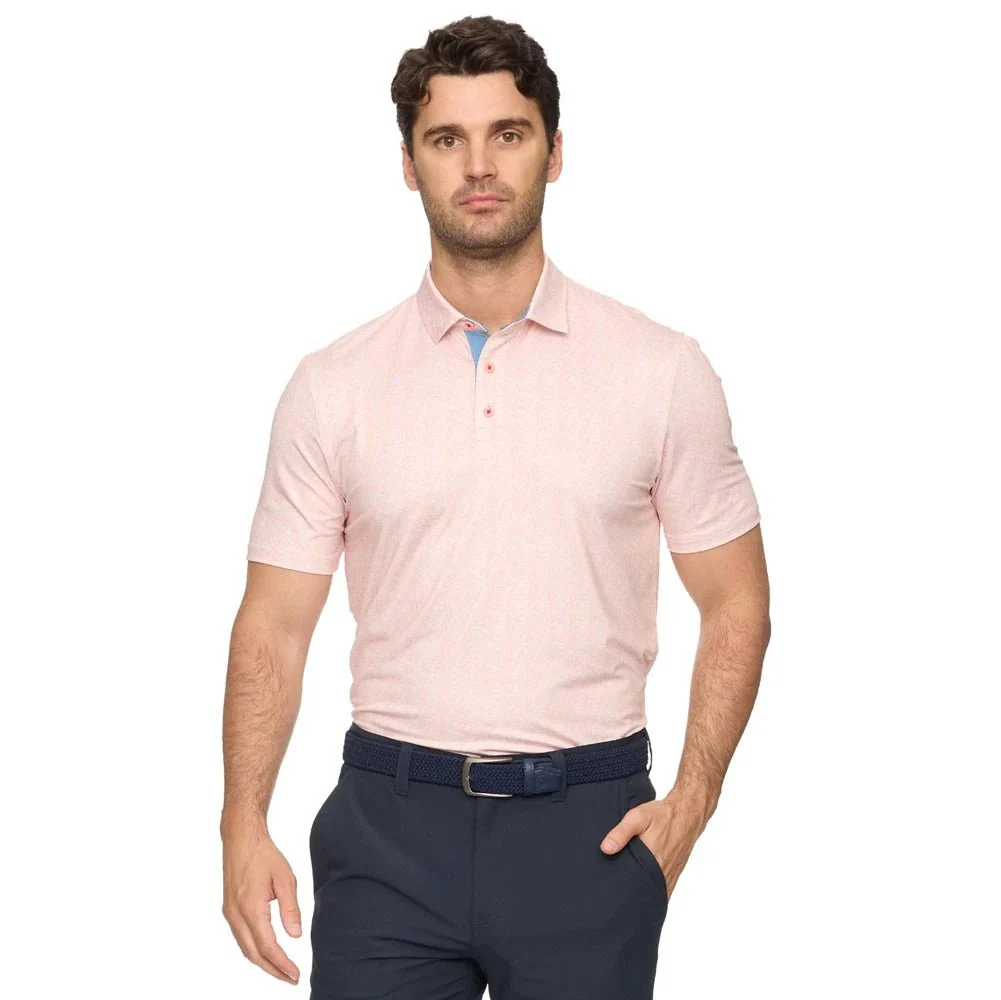 Flag & Anthem Cloverdale Leaf Print Golf Polo