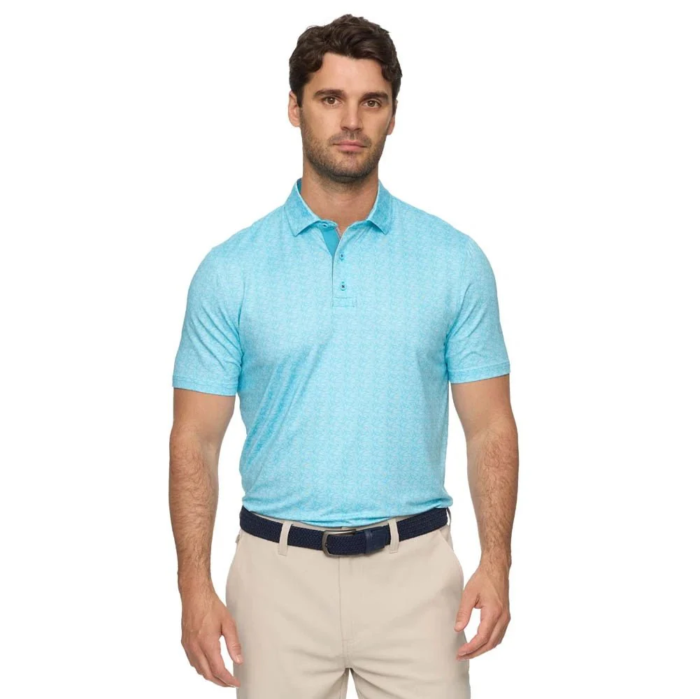 Flag & Anthem Cloverdale Leaf Print Golf Polo - Image 3