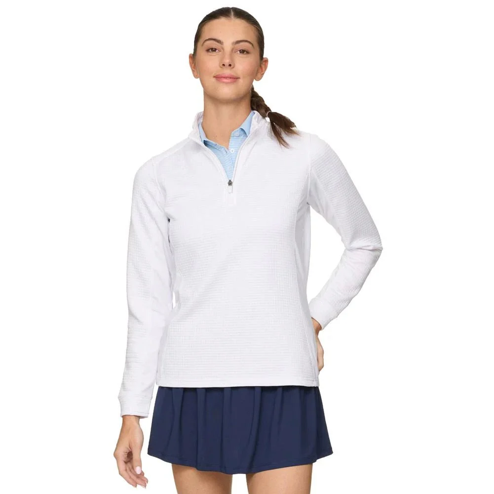 Flag & Anthem Women's Legacy Mixed Media Performance Waffle 1/4 Zip