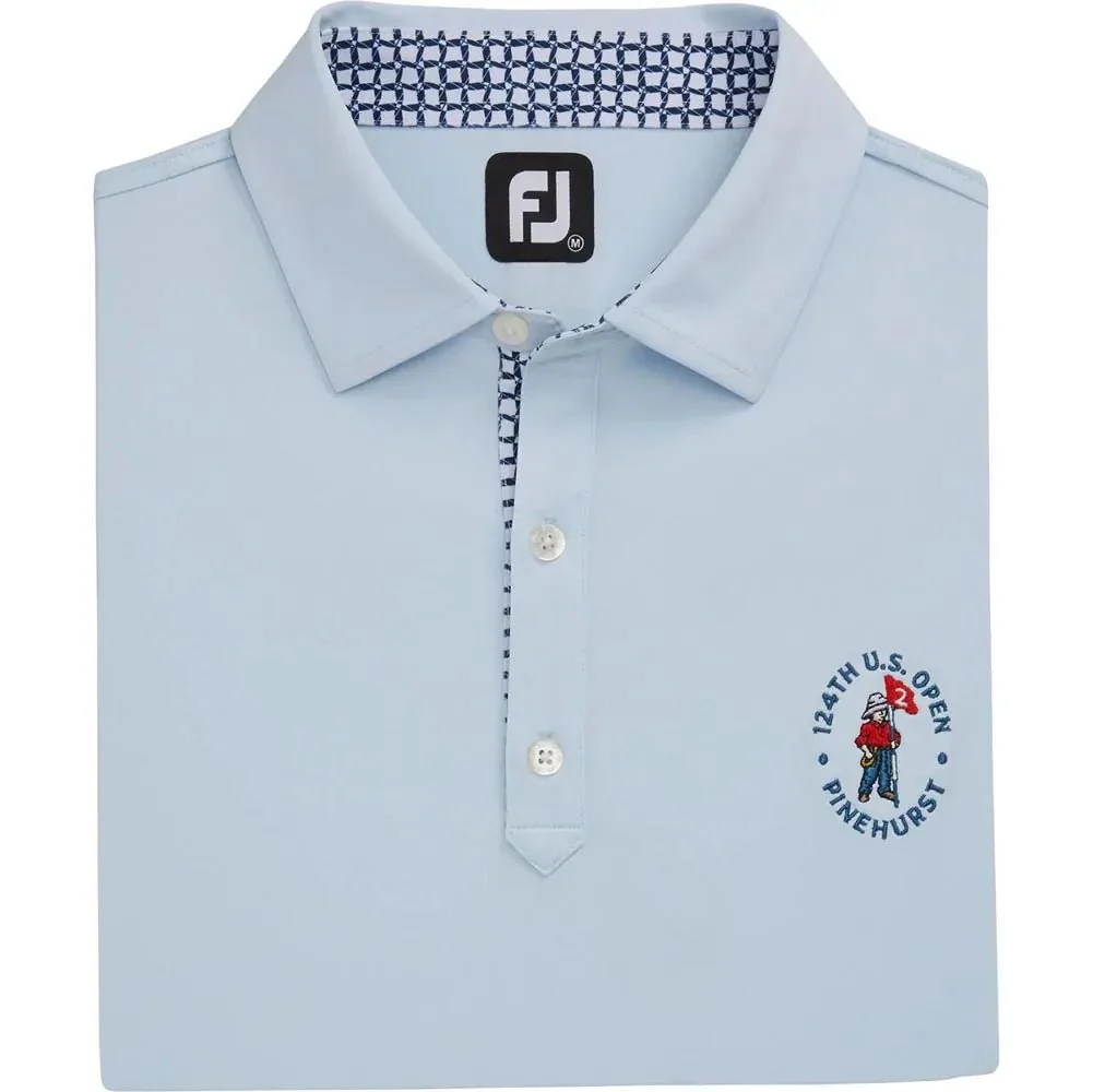 FootJoy 2024 U.S. Open Solid Lisle Golf Polo - Image 4