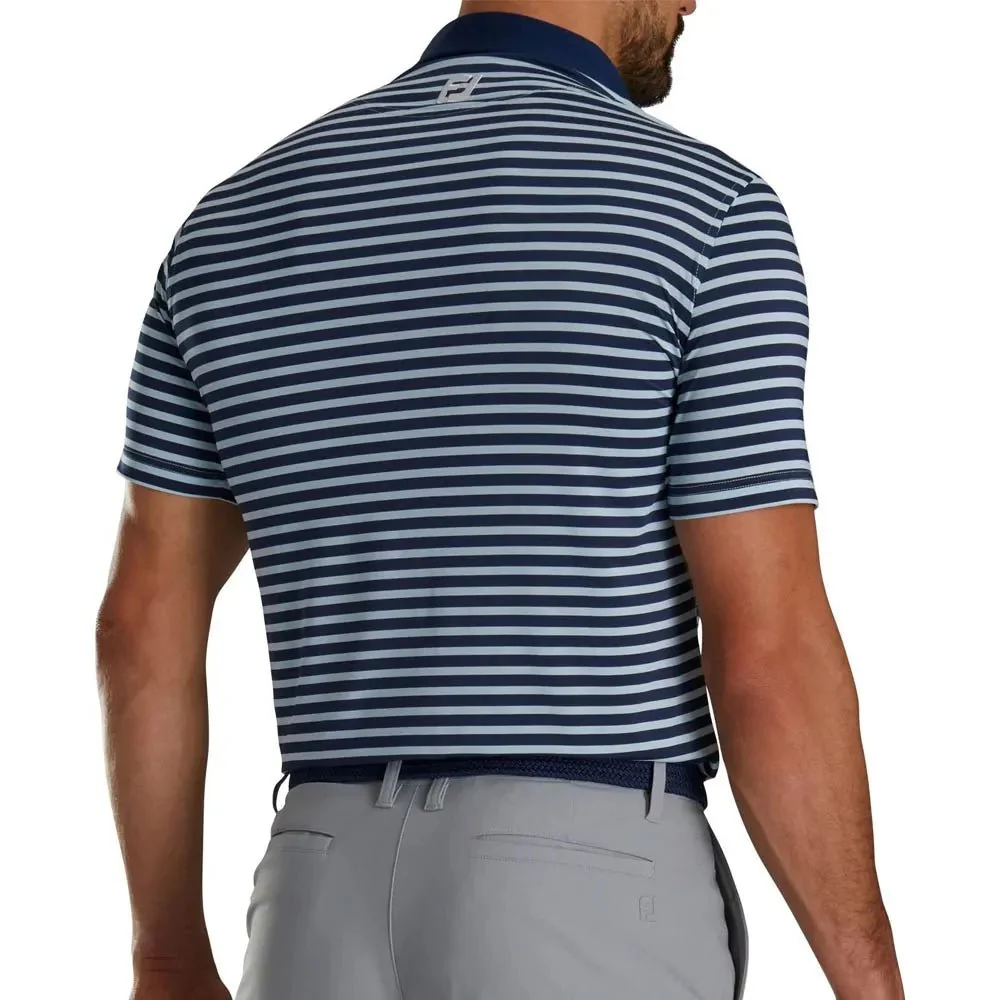 FootJoy 2024 U.S. Open Stripe Lisle Golf Polo - Image 2