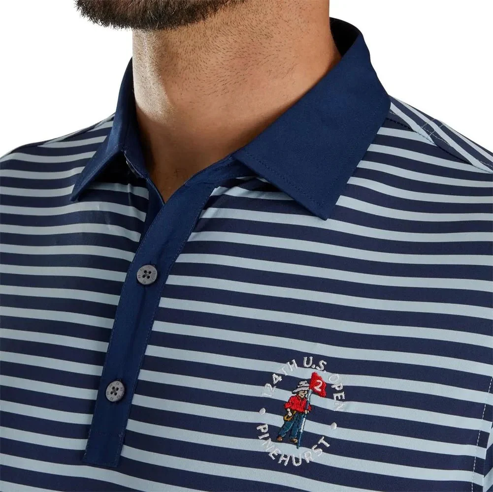 FootJoy 2024 U.S. Open Stripe Lisle Golf Polo - Image 3