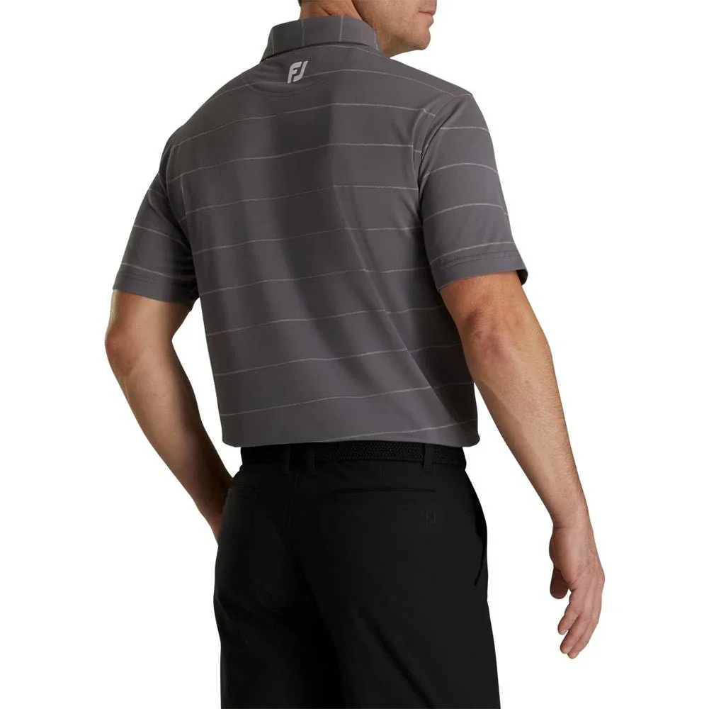 FootJoy Chalkstripe Stretch Pique Self Collar Polo - Image 2