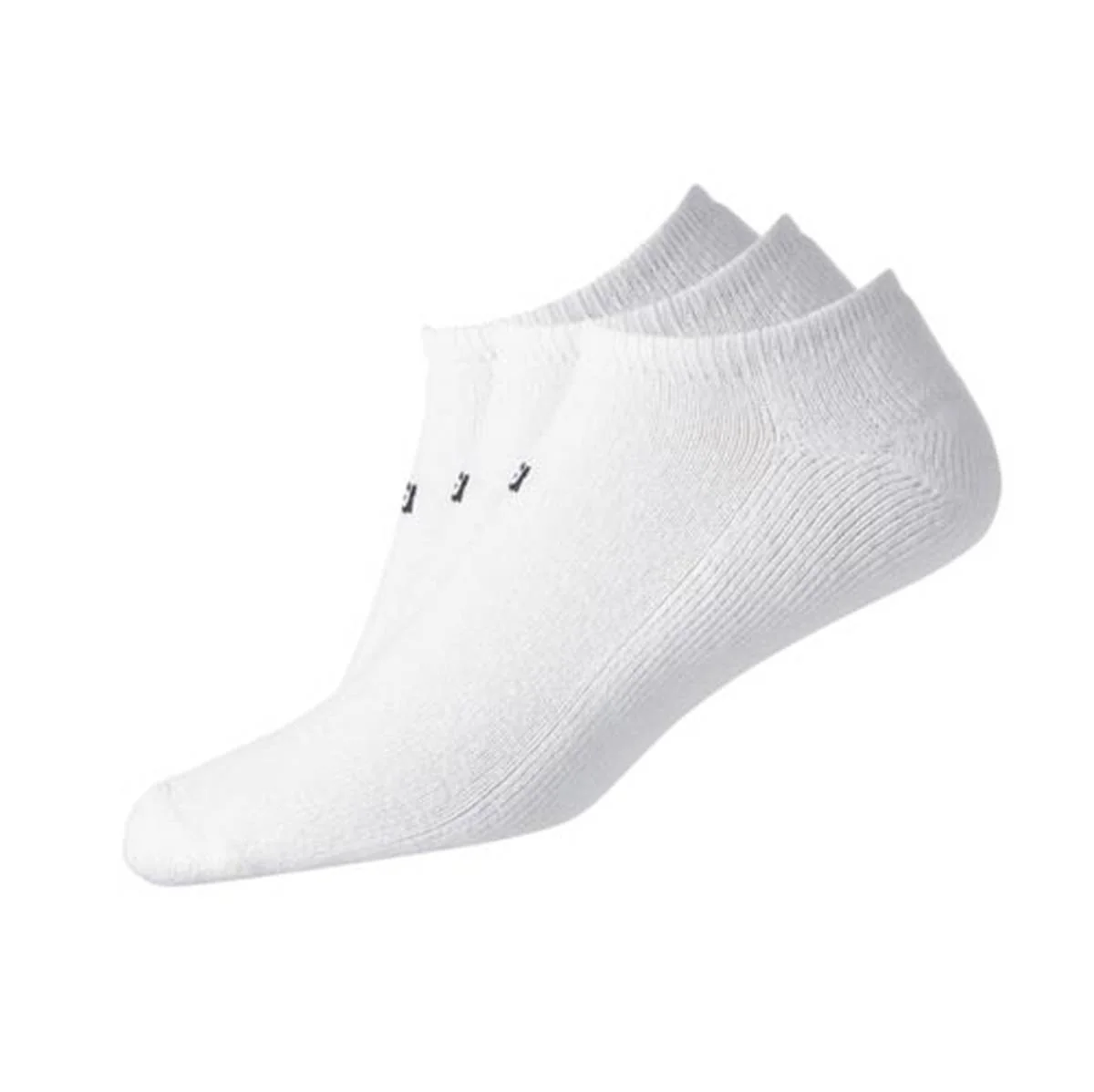 FootJoy ComfortSof Low Cut Golf Sock - 3 Pack - White
