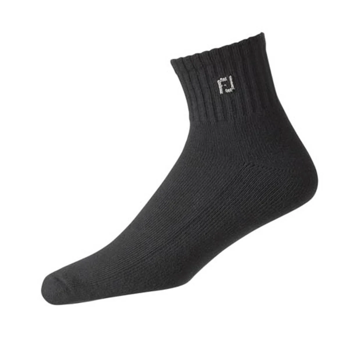 FootJoy ComfortSof Quarter Sock - Black - Image 2
