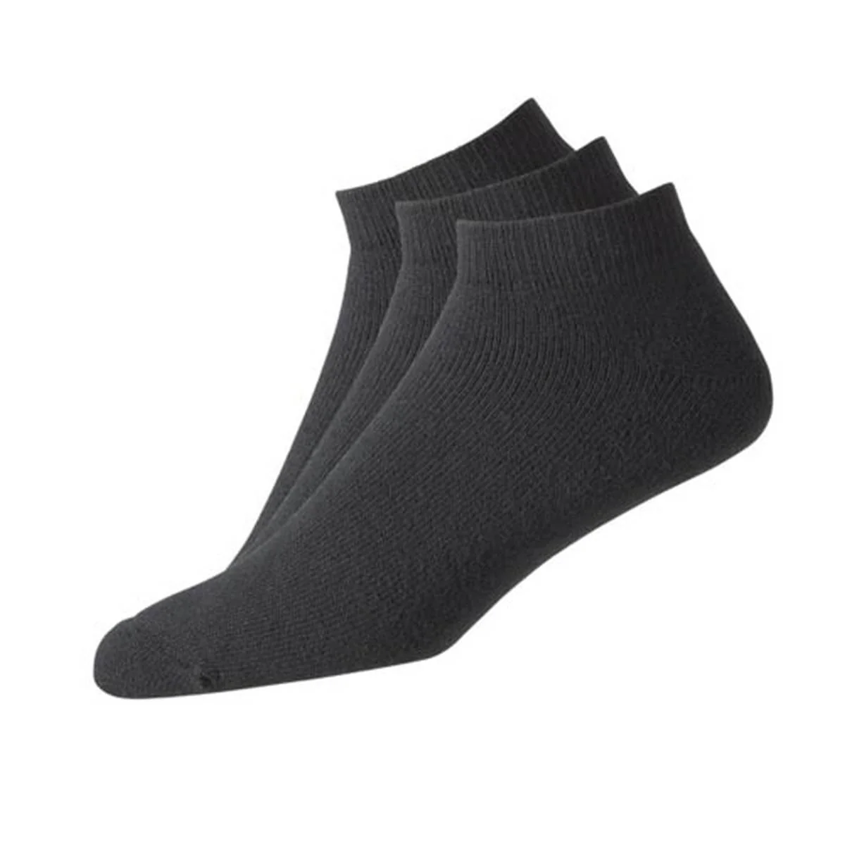 FootJoy ComfortSof Sport Sock - 3 Pack - Black