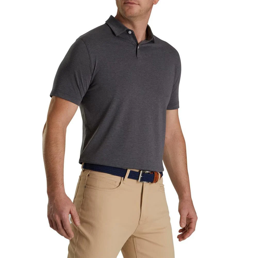 FootJoy drirelease Solid Jersey Self Collar Polo - Athletic Fit