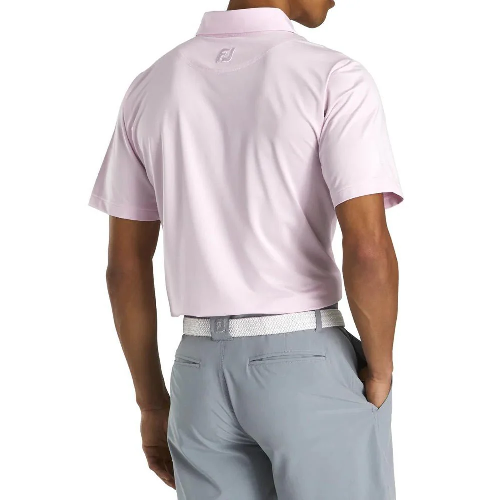 FootJoy End On End with Solid Trim Lisle Self Collar Polo - Image 6