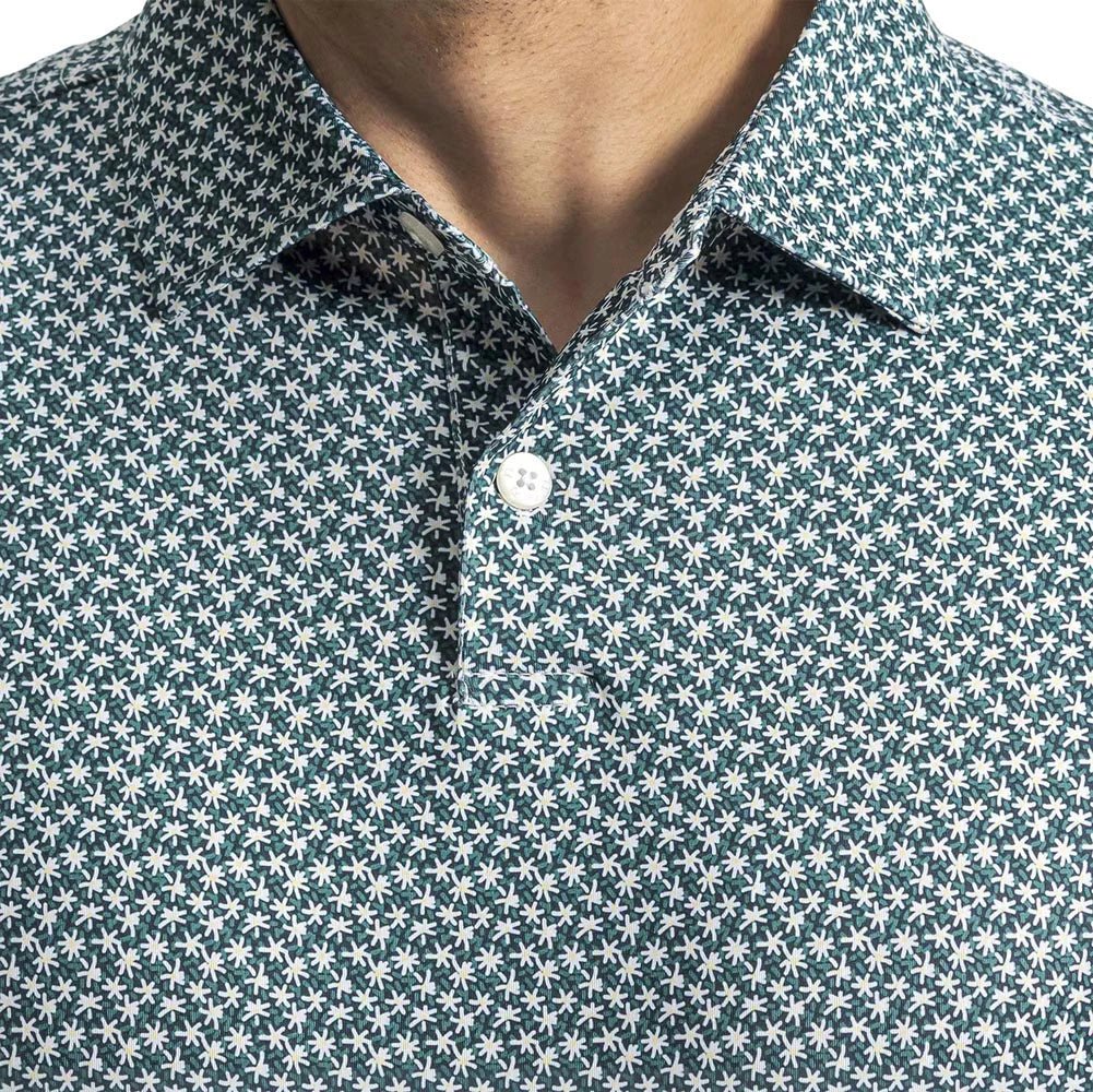 FootJoy Floral Mark Lisle Golf Polo - Image 3